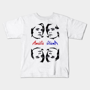 Amália Rodrigues ao espelho Kids T-Shirt